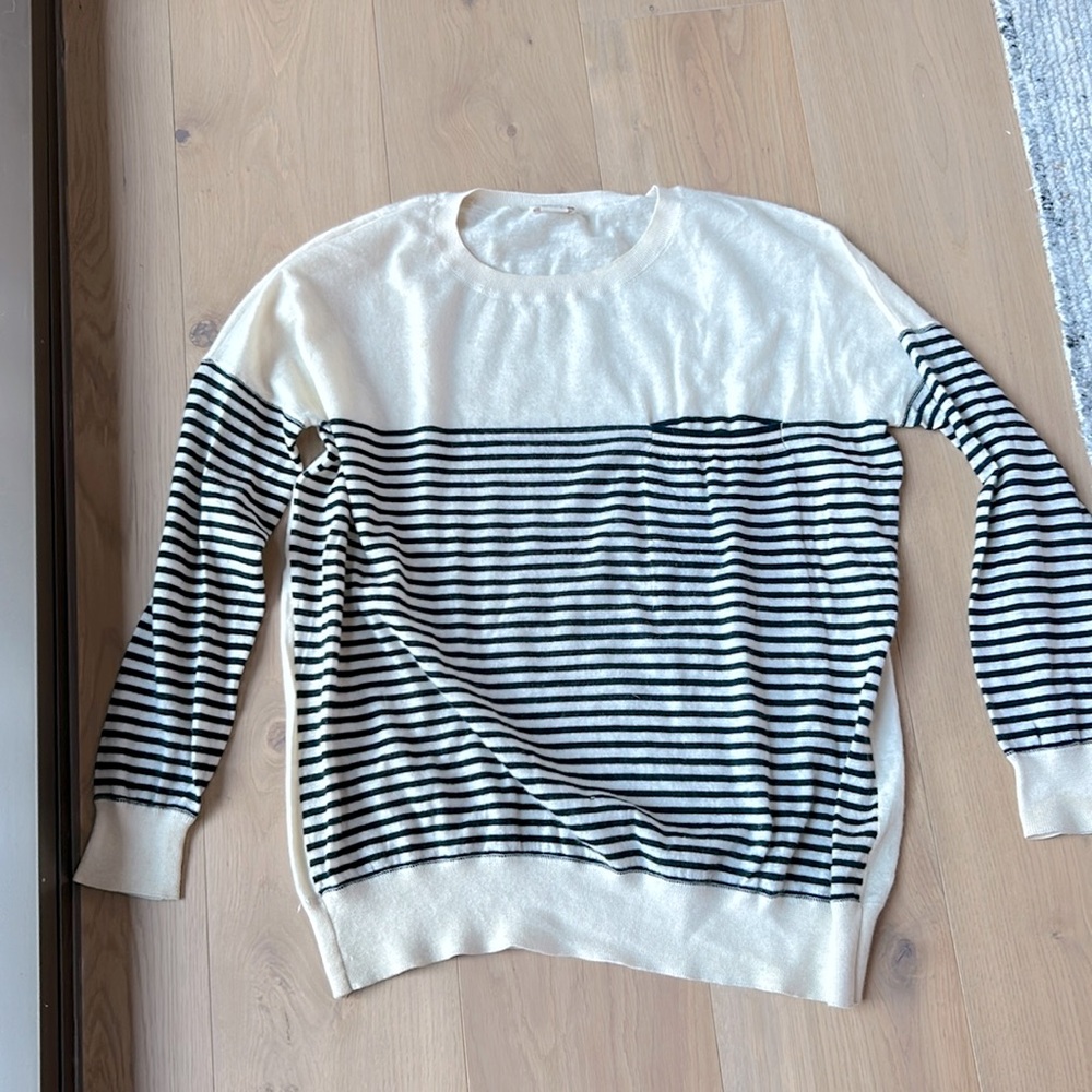 Demylee cashmere striped sweater - Picture 1 of 5